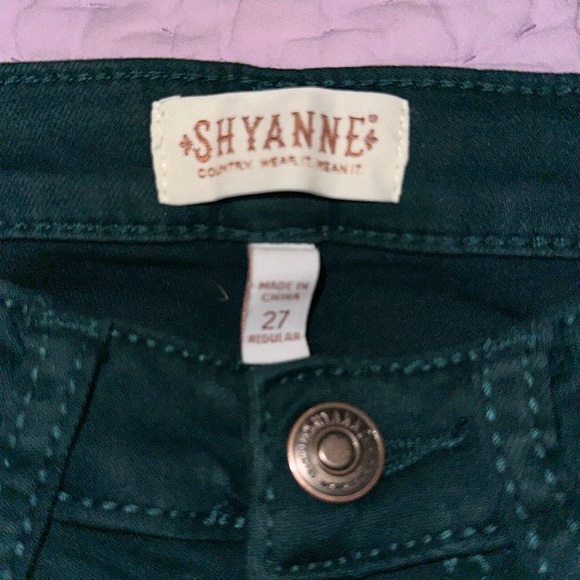 Shyanne Deep Teal Flare Jeans! - Picture 3 of 4